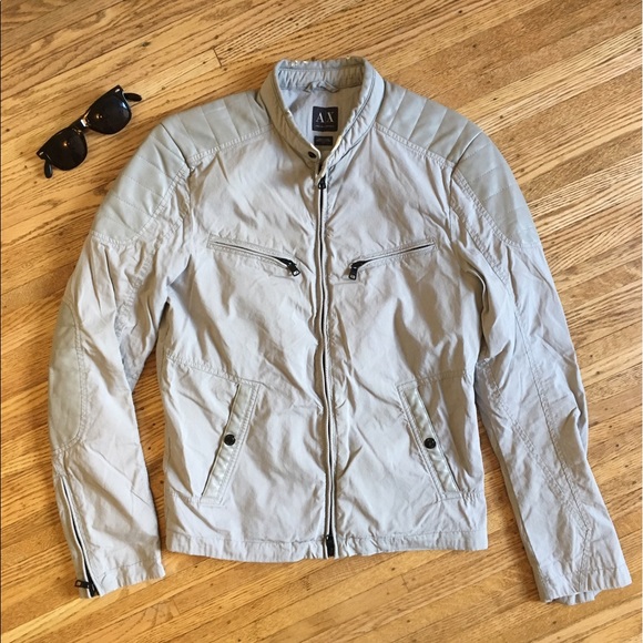 armani exchange grey jacket